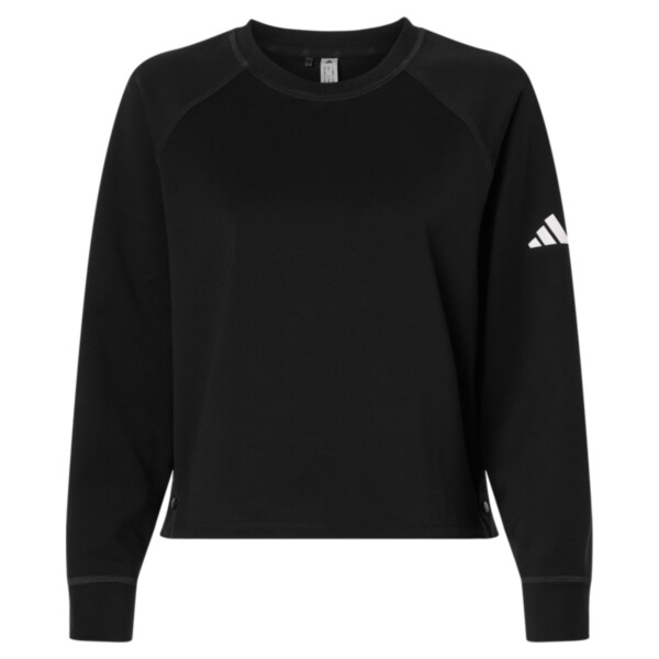 Women's Beyond Side-Snap Crewneck Sweatshirt Thumbnail