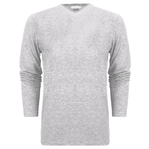 Unisex Long Sleeve V-Neck Tee Thumbnail