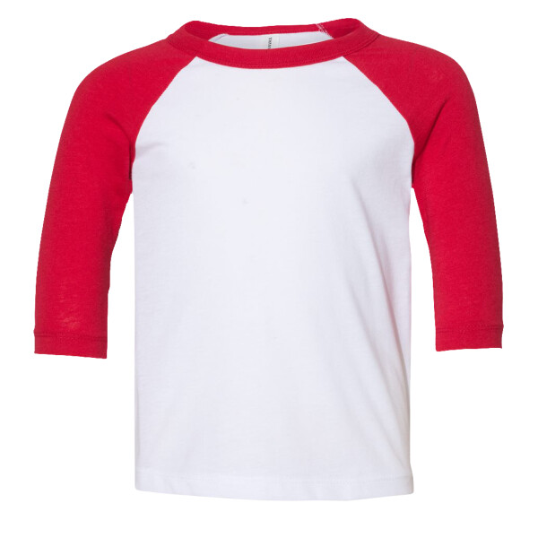 Toddler Three-Quarter Sleeve Baseball Tee Thumbnail