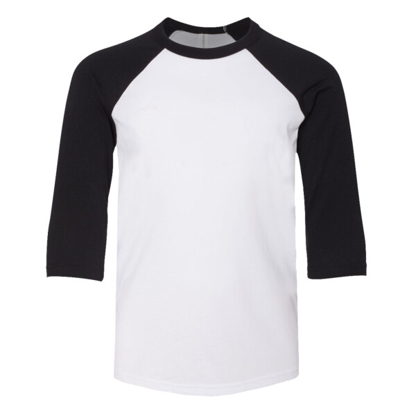 Youth Three-Quarter Sleeve Baseball Tee Thumbnail