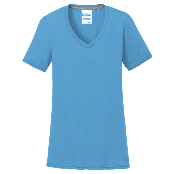 Ladies 65/35 Performance V-Neck T-Shirt Thumbnail