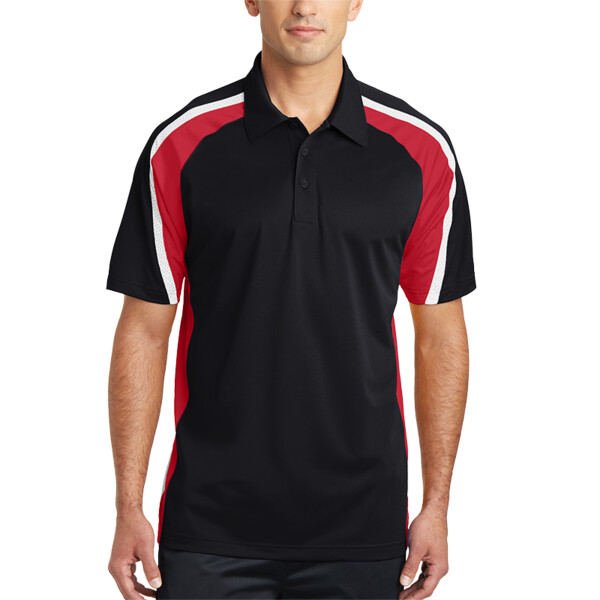 Adult Tricolor Micropique Polo Thumbnail