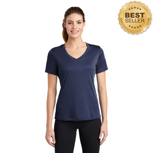 Ladies PosiCharge ® Competitor™ V Neck Tee Thumbnail