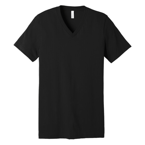 Unisex Jersey Short Sleeve V Neck Tee Thumbnail