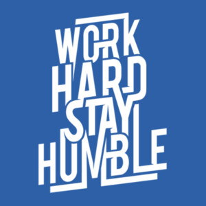 Work Hard Stay Humble (White) - Unisex Premium Fleece Pullover Hoodie Design