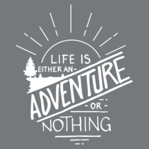 Life is an Adventure (White) - Unisex Premium Fleece Crew Sweatshirt Design