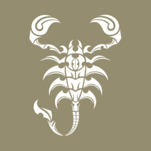 Scorpion (White)  - Women's Premium Cotton T-Shirt Design