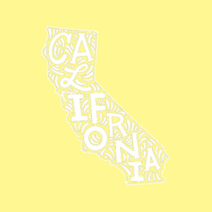 California 1 (White) - Women's Premium Cotton T-Shirt Design