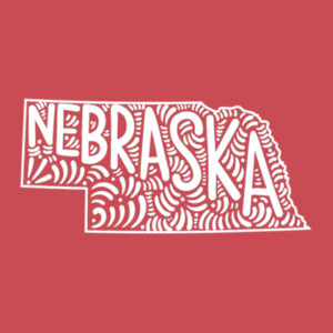 Nebraska (White) - Unisex Premium Cotton T-Shirt Design