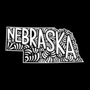 Nebraska (White) - Unisex Premium Fleece Crew Sweatshirt Design
