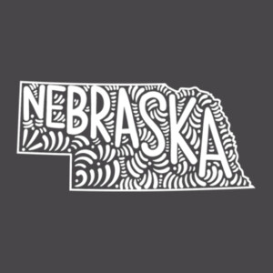 Nebraska (White) - Youth Premium Cotton T-Shirt Design