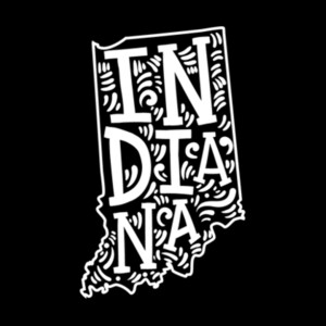 Indiana (White) - Unisex Premium Fleece Crew Sweatshirt Design