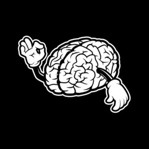 Strong Brain 1 (White) - Women's Premium Cotton T-Shirt Design