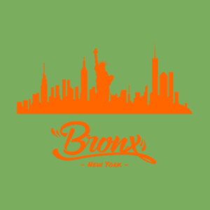 Bronx's NYC (Orange) - Women's Premium Cotton T-Shirt Design