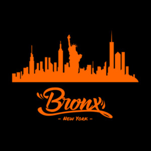 Bronx's NYC (Orange) - Youth Premium Cotton T-Shirt Design