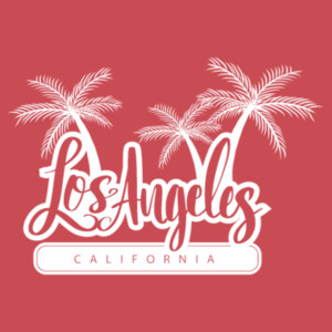 Los Angelos Cali (White) - Unisex Premium Cotton Long Sleeve T-Shirt Design