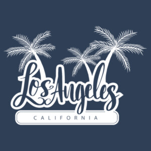 Los Angelos Cali (White) - Unisex Premium Fleece Crew Sweatshirt Design