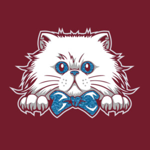 Pretty Kitty 1 - Unisex Premium Cotton Long Sleeve T-Shirt Design