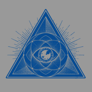 Sacred Geometry 1 (Navy) - Women's Premium Cotton T-Shirt Design