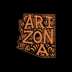 Arizona (Rust) - Unisex Premium Fleece Crew Sweatshirt Design