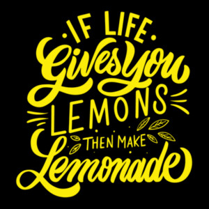 If Life Gives You Lemmons (Yellow) - Women's Premium Cotton T-Shirt Design