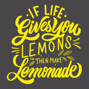 If Life Gives You Lemmons (Yellow) - Youth Premium Cotton T-Shirt Design