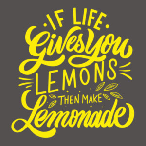 If Life Gives You Lemmons (Yellow) - Women's Premium Cotton Slim Fit T-SHirt Design