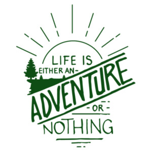 Life is an Adventure (Forest Green) - Youth Premium Cotton T-Shirt Design
