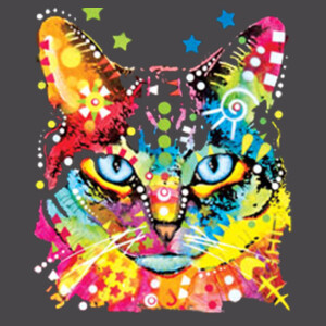 Neon Cat - Youth Premium Cotton T-Shirt Design