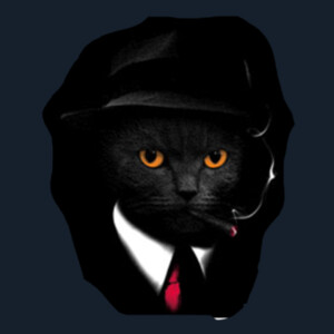 Cat Agent - Unisex Premium Cotton T-Shirt Design