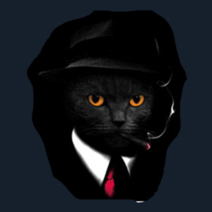 Cat Agent - Unisex Premium Cotton Long Sleeve T-Shirt Design