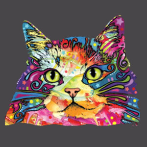 Neon Cat 2 - Youth Premium Cotton T-Shirt Design