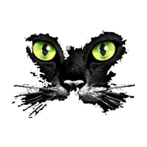 Cat Face - Unisex Premium Cotton T-Shirt Design
