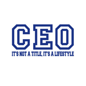 CEO Navy - Youth Premium Cotton T-Shirt Design