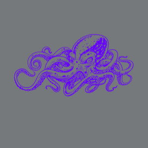 Octopus 1 Purple - Unisex Premium Fleece Crew Sweatshirt Design