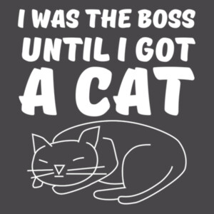 I Was The Boss White - Youth Premium Cotton T-Shirt Design