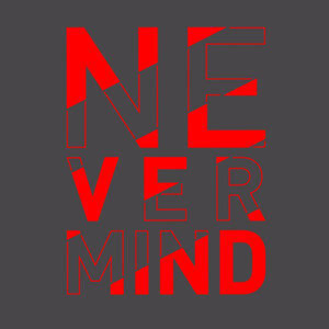 Nevermind Red - Youth Premium Cotton T-Shirt Design