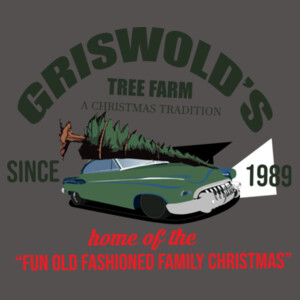 Griswolds Tree Farm - Women's Premium Cotton Slim Fit T-SHirt Design