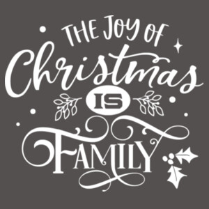 The Joy of Christmas - Women's Premium Cotton Slim Fit T-SHirt Design