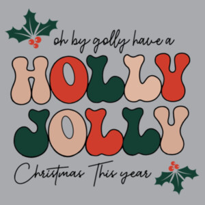 Holly Jolly - Unisex Premium Fleece Pullover Hoodie Design