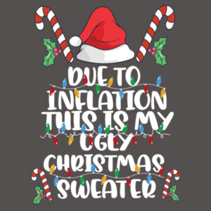 Inflation Ugly Sweater - Women's Premium Cotton Slim Fit T-SHirt Design