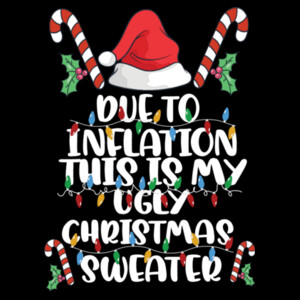 Inflation Ugly Sweater - Youth Premium Cotton T-Shirt Design