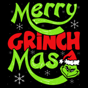 Merry Grinch Mas - Unisex Premium Cotton T-Shirt Design