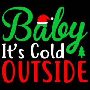 Baby Its Cold Outside - Unisex Premium Cotton Long Sleeve T-Shirt Design