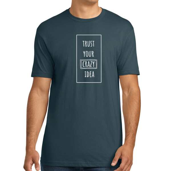 Trust Your Crazy Idea - Unisex Premium Cotton T-Shirt Thumbnail