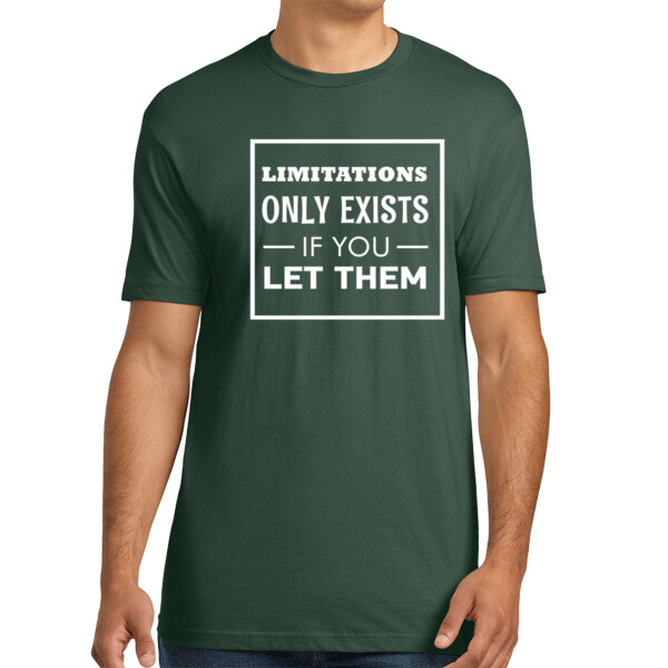 Limitations Don't Exist - Unisex Premium Cotton T-Shirt Thumbnail