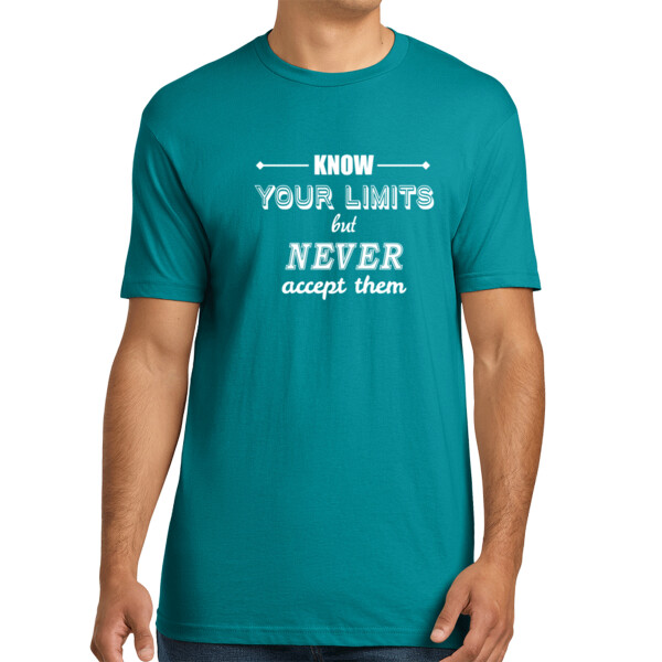 Know Your Limits - Unisex Premium Cotton T-Shirt Thumbnail