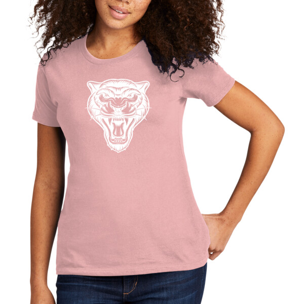 Panther 1 (White) - Women's Premium Cotton T-Shirt Thumbnail