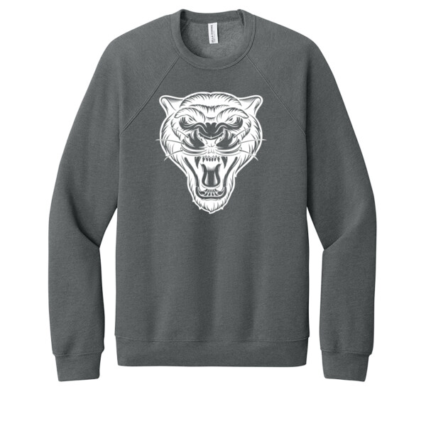 Panther 1 (White) - Unisex Premium Fleece Crew Sweatshirt Thumbnail