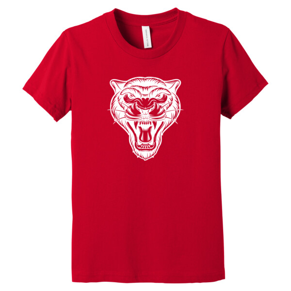 Panther 1 (White) - Youth Premium Cotton T-Shirt Thumbnail